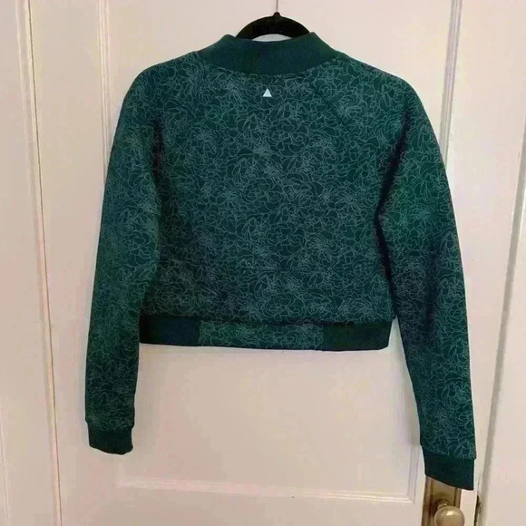 Balance Athletica Teal Bomber Jacket, Womens Size Small - Picture 8 of 13